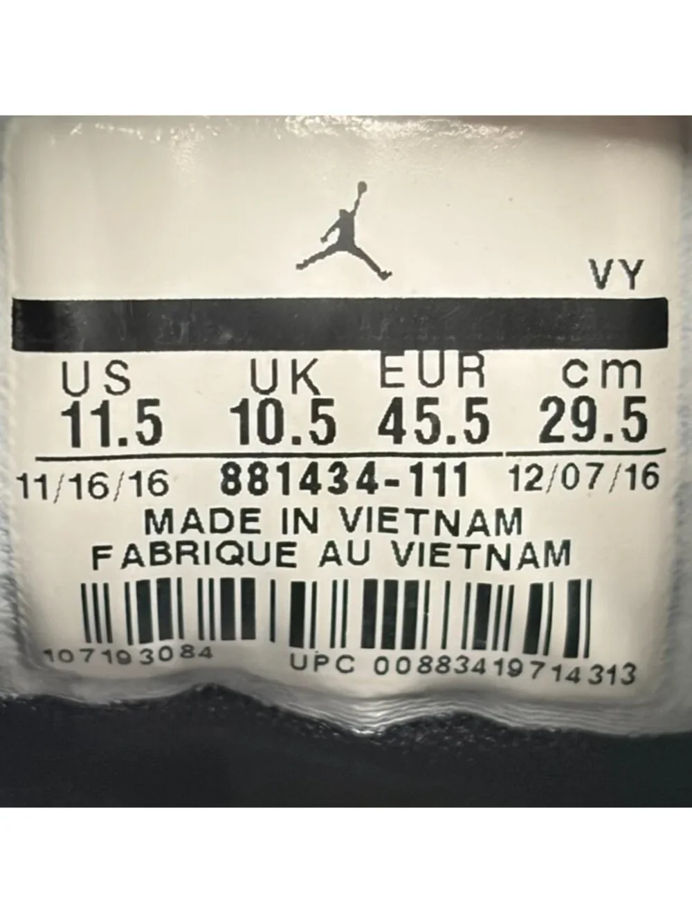 Nike Air Jordan Flight 5 Premium Mens Size 11.5 White Basketball Shoes Sneakers